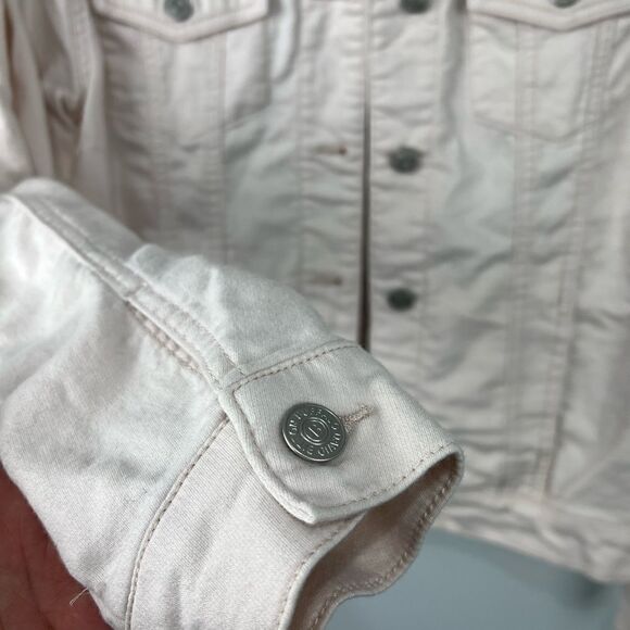 Buffalo David Bitton Pale Pink Cotton Button Jacket S - Picture 4 of 7